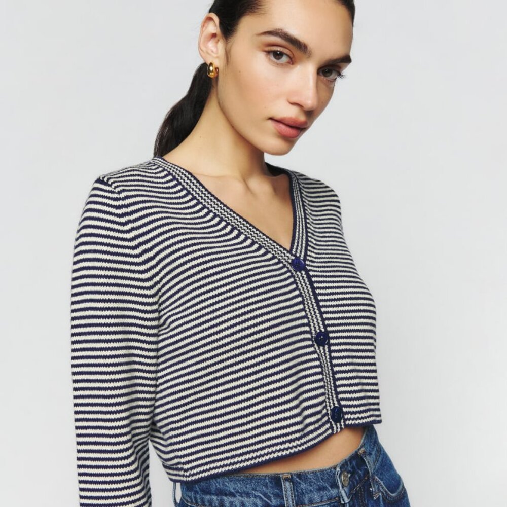 Reformation Justine Cotton Cardigan XL